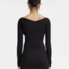 La maille Pralù longue Seamless charm logo cardigan La maille Pralù longue Seamless charm logo cardigan