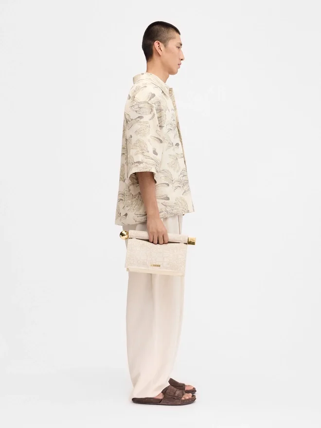 The Aloe shirt Banana jacquard boxy shirt The Aloe shirt Banana jacquard boxy shirt