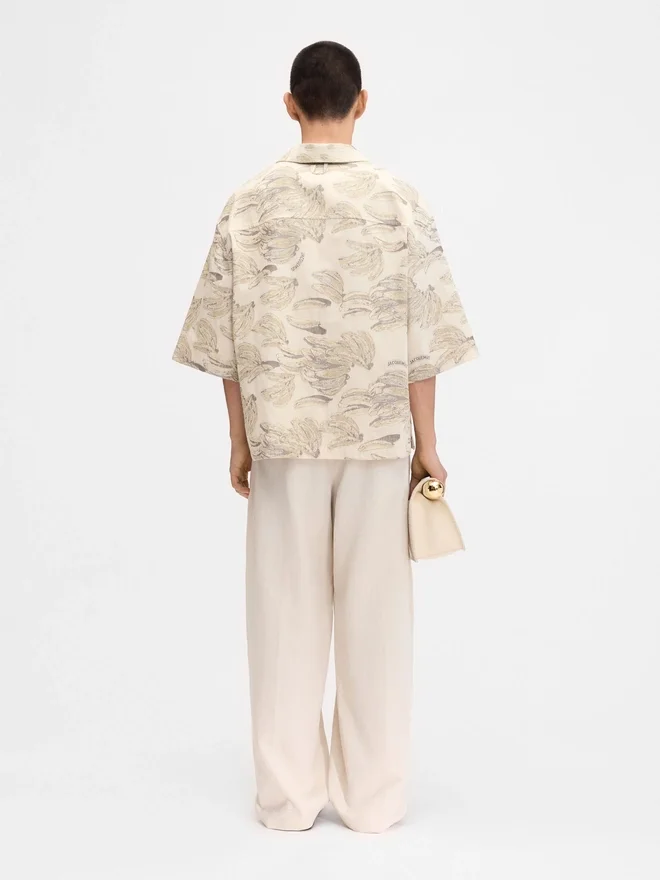 The Aloe shirt Banana jacquard boxy shirt The Aloe shirt Banana jacquard boxy shirt