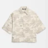 The Aloe shirt Banana jacquard boxy shirt The Aloe shirt Banana jacquard boxy shirt