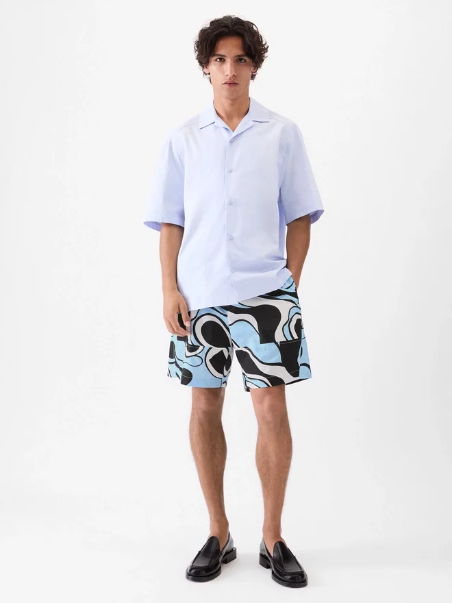 The Aloe shorts Wavy Psyche print shorts The Aloe shorts Wavy Psyche print shorts