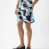 The Aloe shorts Wavy Psyche print shorts The Aloe shorts Wavy Psyche print shorts