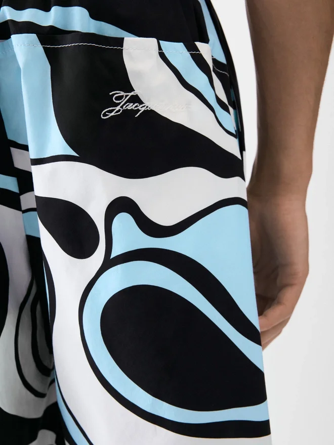 The Aloe shorts Wavy Psyche print shorts The Aloe shorts Wavy Psyche print shorts
