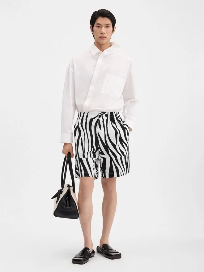 The Aloe shorts Zebra Arty print shorts The Aloe shorts Zebra Arty print shorts