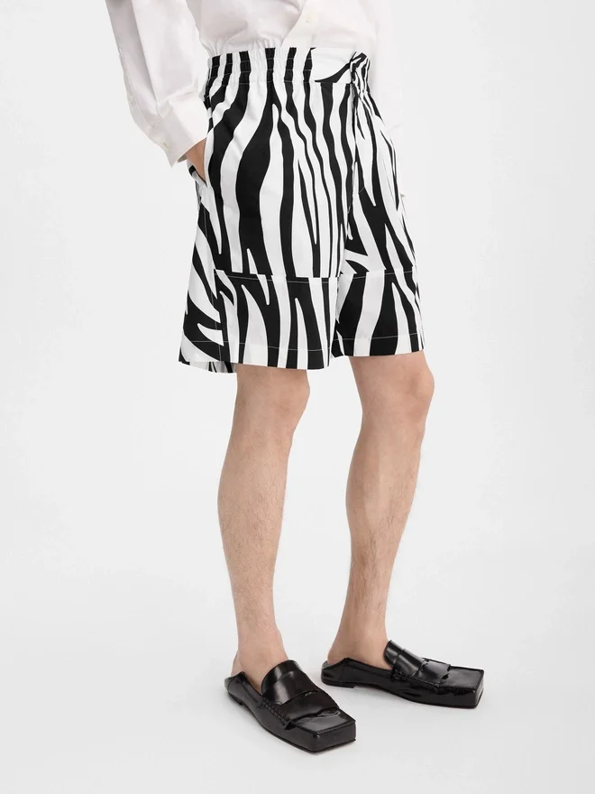 The Aloe shorts Zebra Arty print shorts The Aloe shorts Zebra Arty print shorts