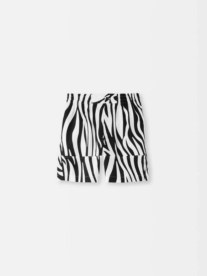 The Aloe shorts Zebra Arty print shorts The Aloe shorts Zebra Arty print shorts