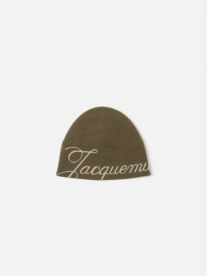 The Atelier beanie Jacquard logo beanie The Atelier beanie Jacquard logo beanie