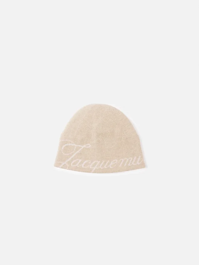 The Atelier beanie Jacquard logo beanie The Atelier beanie Jacquard logo beanie