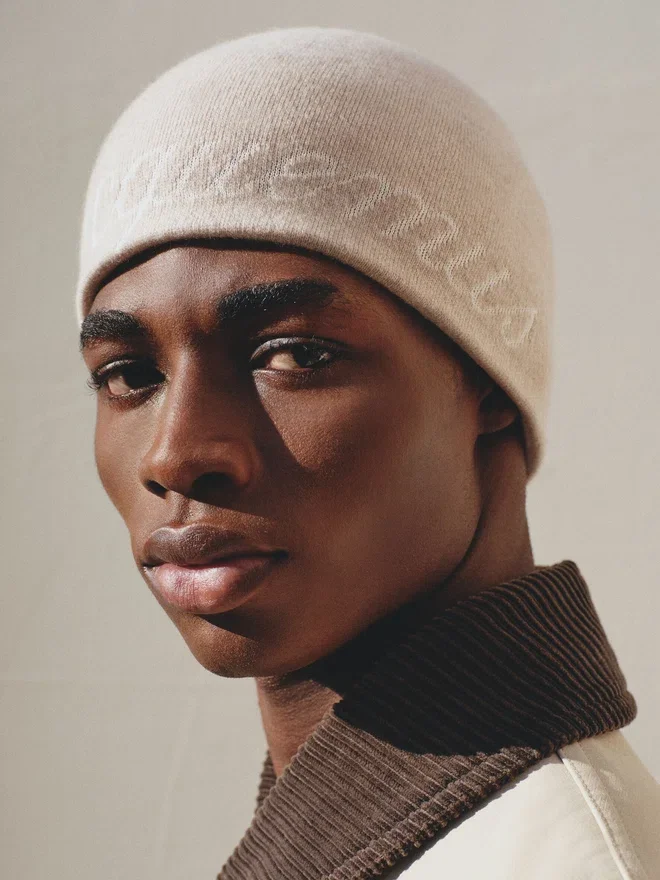 The Atelier beanie Jacquard logo beanie The Atelier beanie Jacquard logo beanie