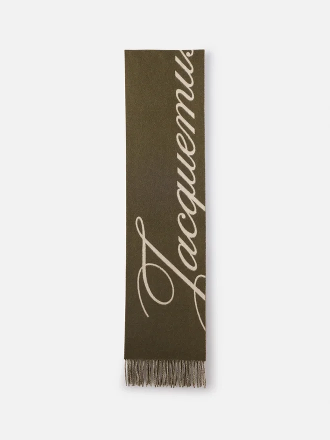 The Atelier scarf Long scarf with logo The Atelier scarf Long scarf with logo
