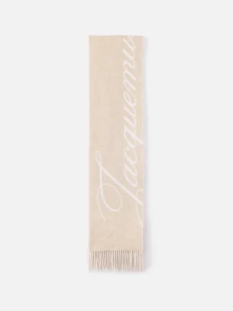 The Atelier scarf Long scarf with logo