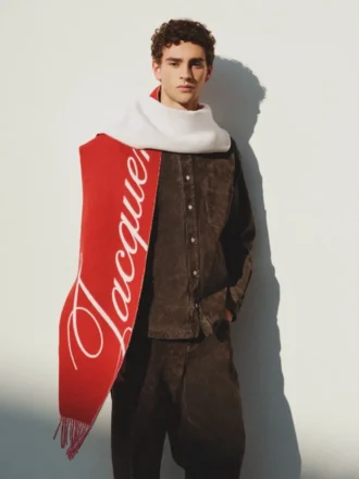 The Atelier scarf Long scarf with logo