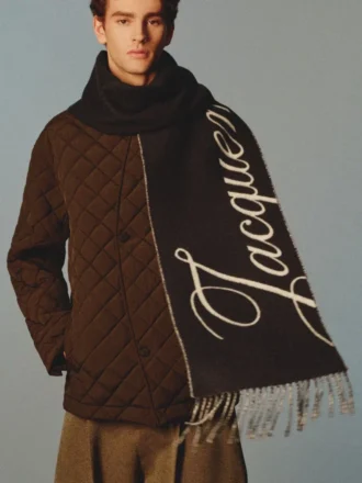 The Atelier scarf Long scarf with logo