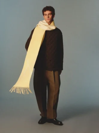 The Atelier scarf Long scarf with logo