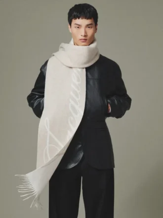 The Atelier scarf Long scarf with logo