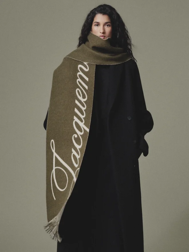 The Atelier scarf Long scarf with logo The Atelier scarf Long scarf with logo