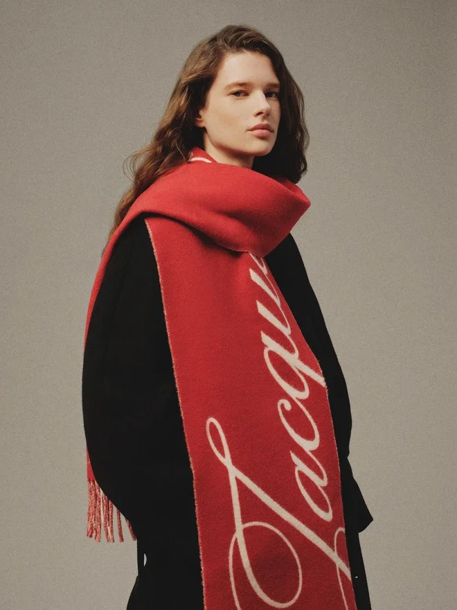 The Atelier scarf Long scarf with logo The Atelier scarf Long scarf with logo