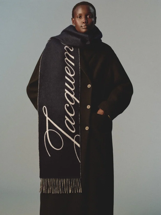 The Atelier scarf Long scarf with logo The Atelier scarf Long scarf with logo