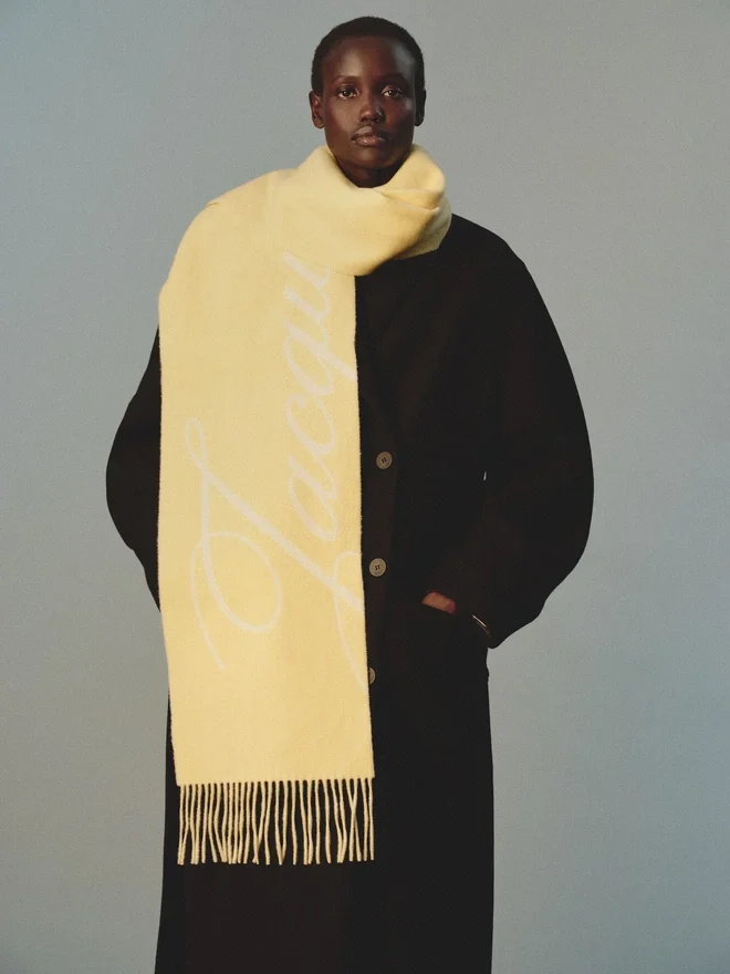 The Atelier scarf Long scarf with logo The Atelier scarf Long scarf with logo