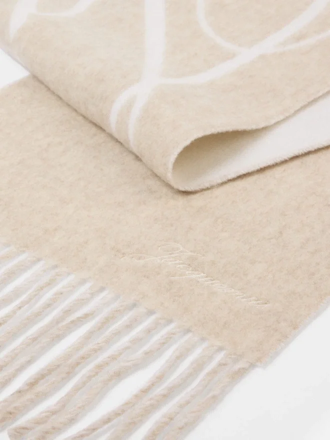 The Atelier scarf Long scarf with logo The Atelier scarf Long scarf with logo