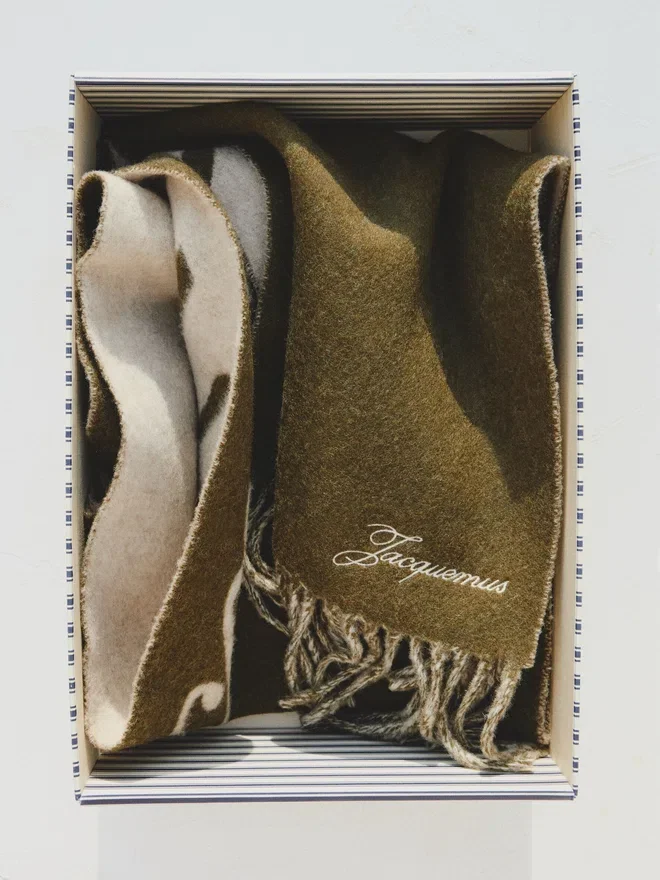 The Atelier scarf Long scarf with logo The Atelier scarf Long scarf with logo