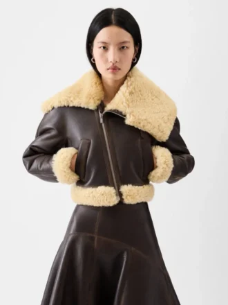 The Aviatore jacket Asymmetric aviator jacket