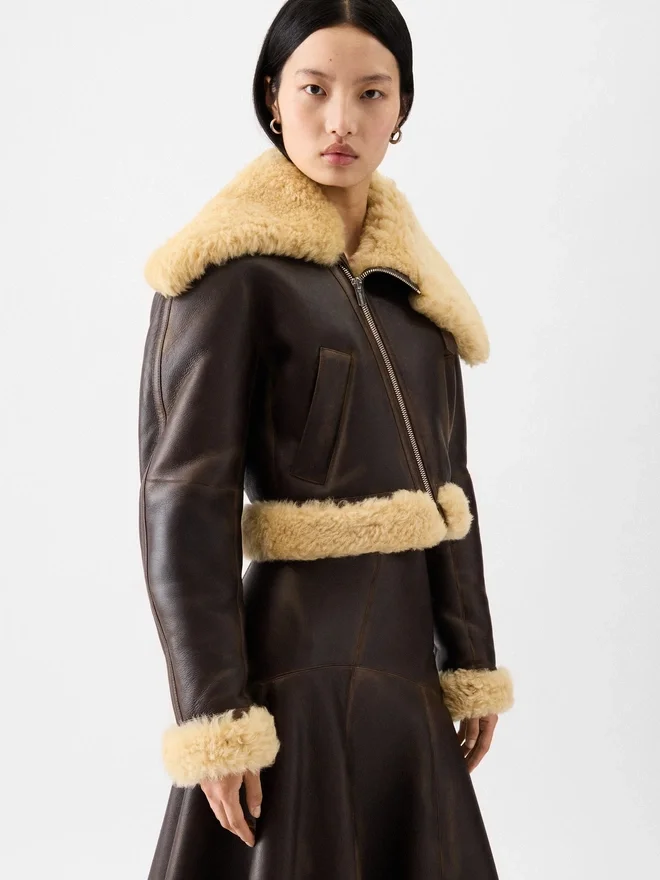 The Aviatore jacket Asymmetric aviator jacket The Aviatore jacket Asymmetric aviator jacket