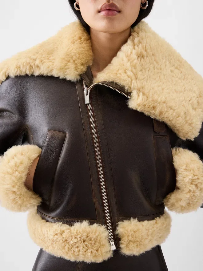 The Aviatore jacket Asymmetric aviator jacket The Aviatore jacket Asymmetric aviator jacket
