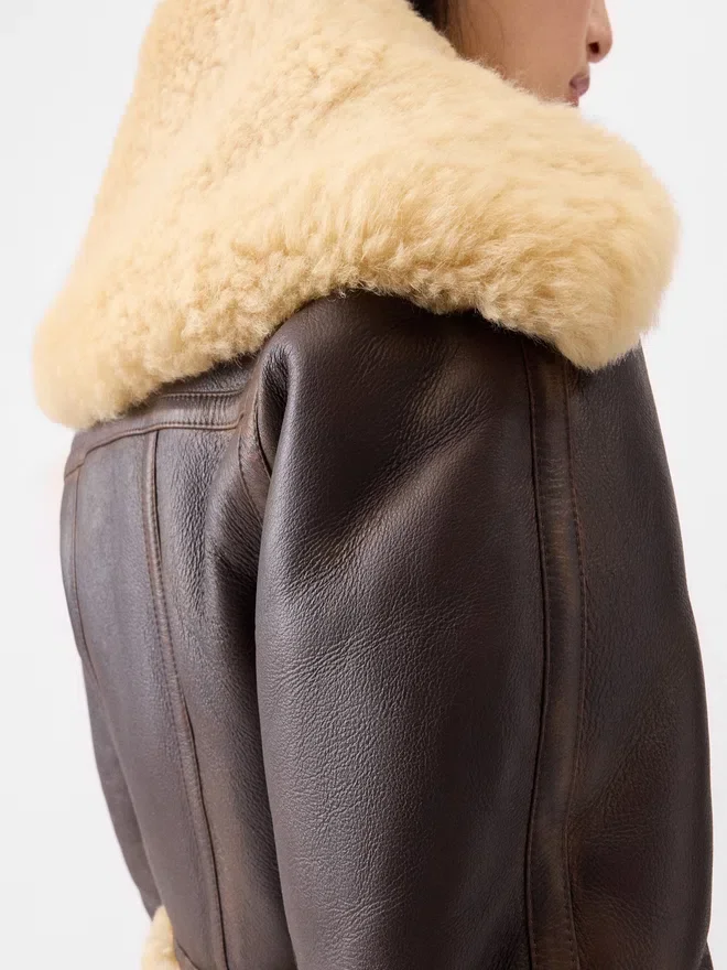 The Aviatore jacket Asymmetric aviator jacket The Aviatore jacket Asymmetric aviator jacket