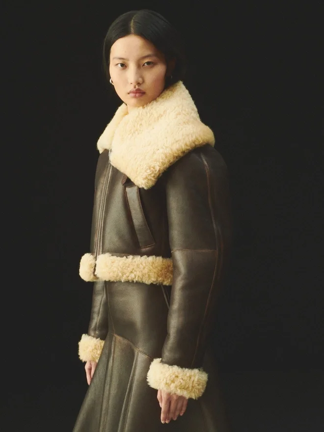 The Aviatore jacket Asymmetric aviator jacket The Aviatore jacket Asymmetric aviator jacket