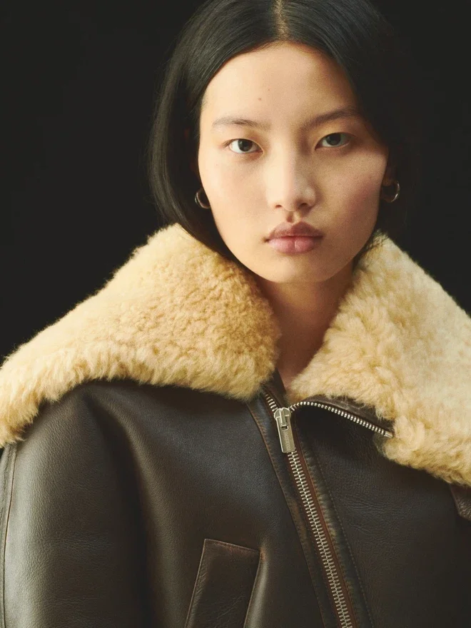 The Aviatore jacket Asymmetric aviator jacket The Aviatore jacket Asymmetric aviator jacket