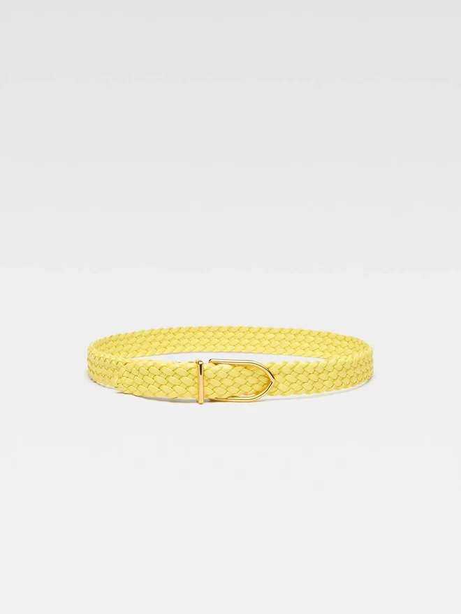 The Bambino belt Braided signature-buckle belt The Bambino belt Braided signature-buckle belt