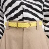 The Bambino belt Braided signature-buckle belt The Bambino belt Braided signature-buckle belt