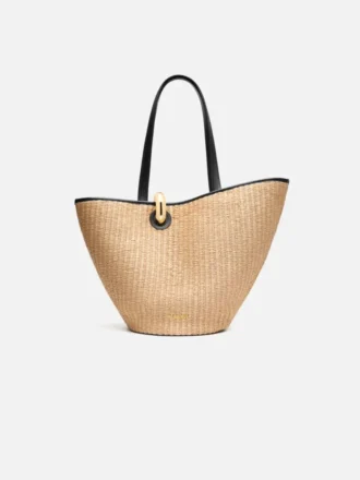 The Bambola Asymmetric bucket bag