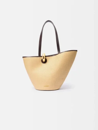 The Bambola Asymmetric bucket bag