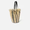 The Bambola Asymmetric bucket bag