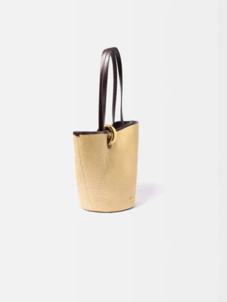 The Bambola Asymmetric bucket bag