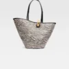The Bambola Asymmetric bucket bag