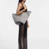 The Bambola Asymmetric bucket bag