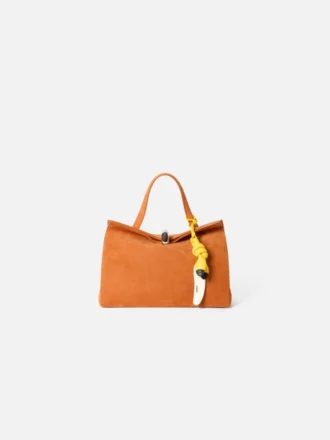 The banana Knotted banana-shaped bag charm