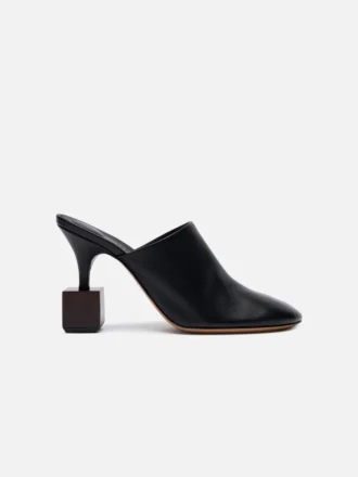 The Bisou mules Geometric-heel mules