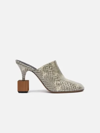 The Bisou mules Geometric-heel mules