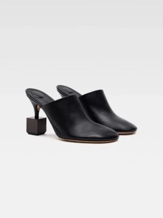 The Bisou mules Geometric-heel mules