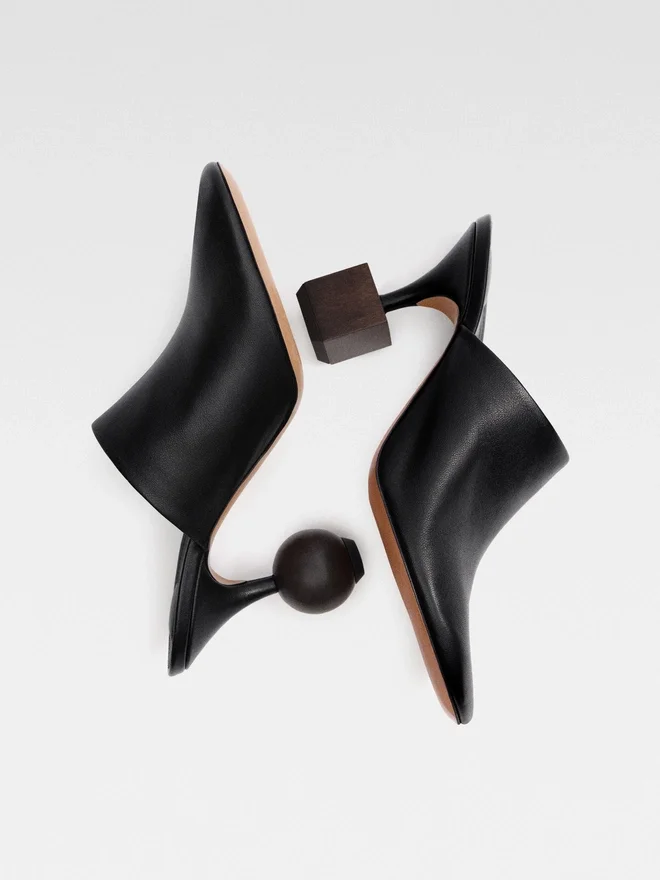 The Bisou mules Geometric-heel mules The Bisou mules Geometric-heel mules