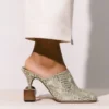 The Bisou mules Geometric-heel mules The Bisou mules Geometric-heel mules