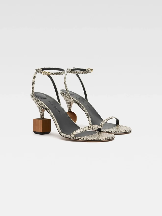 The Bisou sandals Geometric heel sandals The Bisou sandals Geometric heel sandals