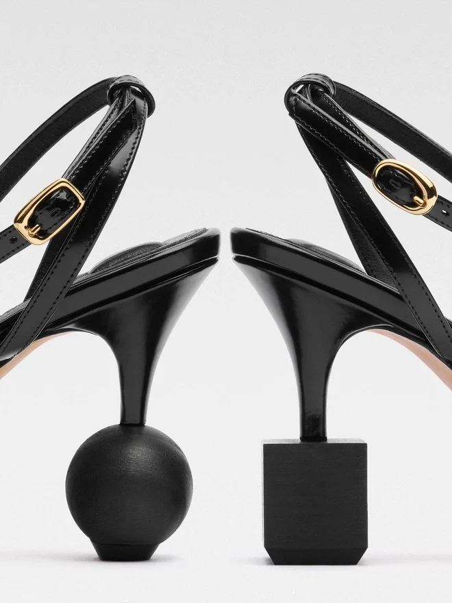 The Bisou sandals Geometric heel sandals The Bisou sandals Geometric heel sandals