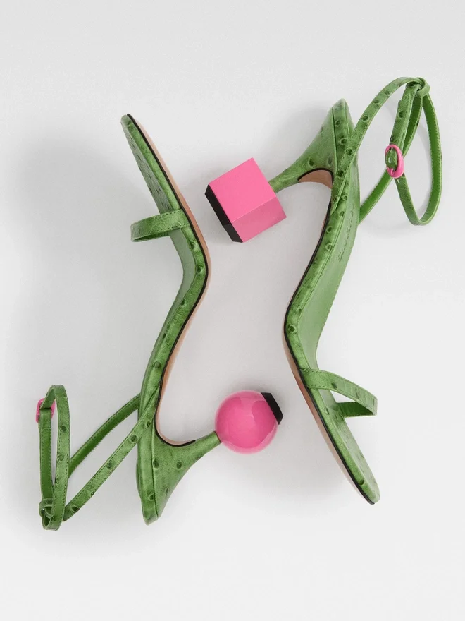 The Bisou sandals Geometric heel sandals The Bisou sandals Geometric heel sandals