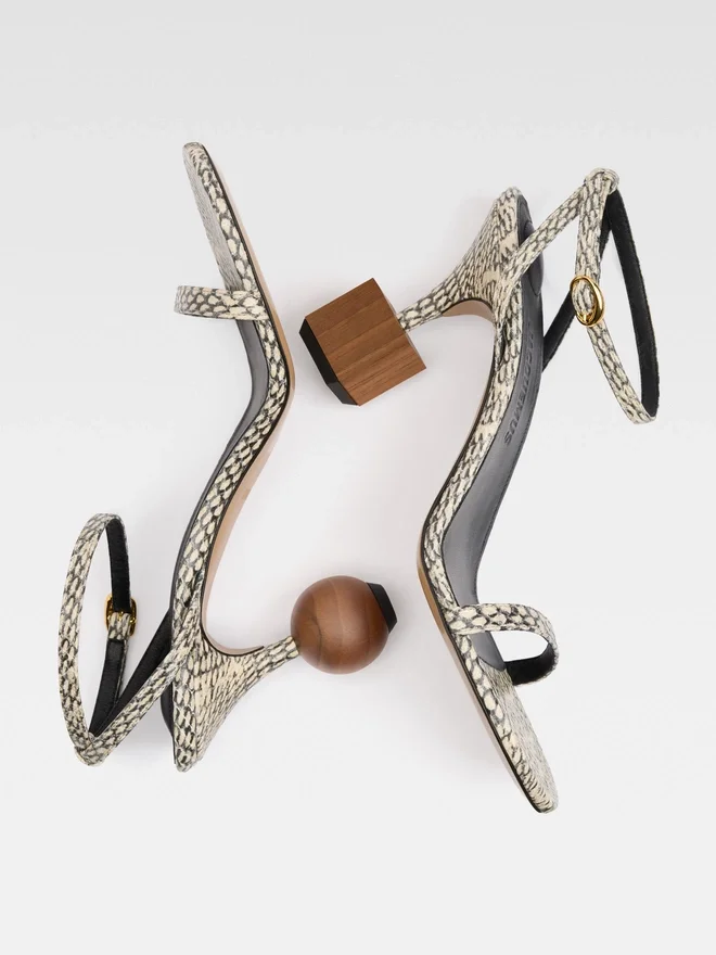 The Bisou sandals Geometric heel sandals The Bisou sandals Geometric heel sandals
