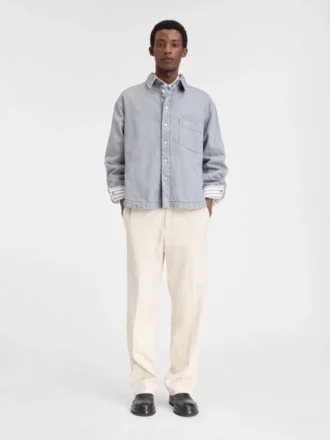 The Boulanger shirt Puffed denim over-shirt